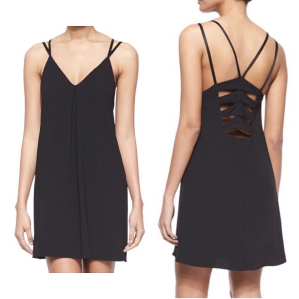 COPY - Alice + Olivia Black Slip Dress